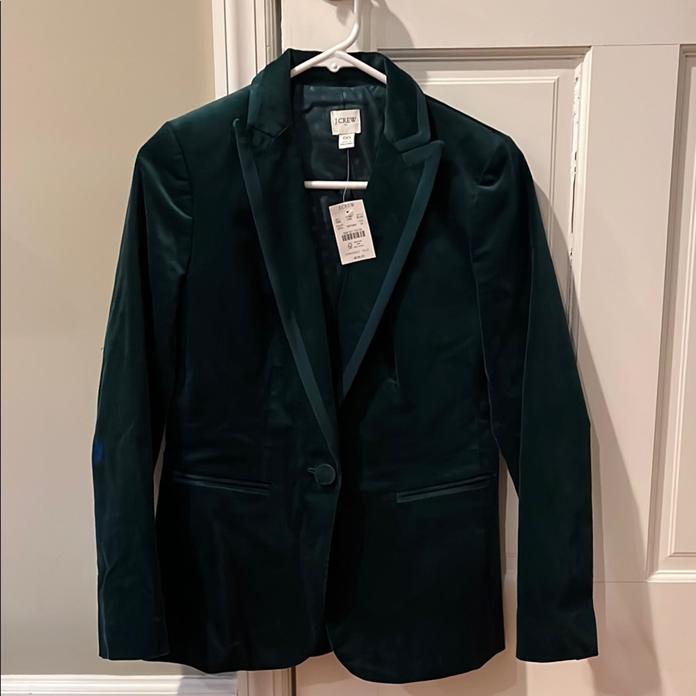 J.Crew Dark Green Blazer